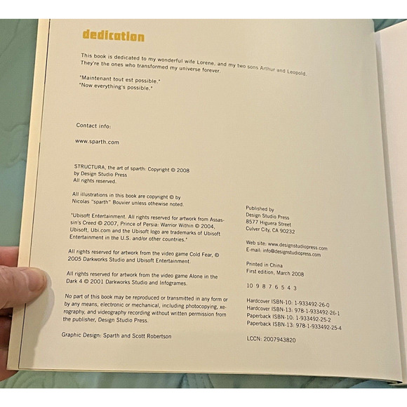 Structura: The Art of Sparth. Design Studio Press Paperback 2008 1st Edition - Picture 3 of 10